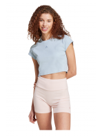 Koszulka adidas Lounge Ribbed Crop - IY6744