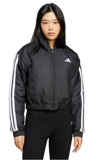 Kurtka adidas Originals Essentials 3-Stripes Insulated Crop Bomber - JD1296