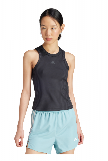 Koszulka adidas All Gym Seasonal Rib Thight Fit Tonal 3-Stripes - IW8161