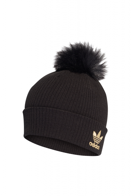 Czapka adidas Originals Faux Fur Pompon Beanie - H35531